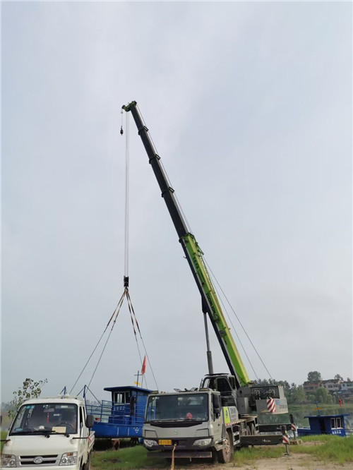 巩义市桥梁建设吊装案例